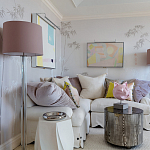 Обои ручная роспись Bamboo Special Colourway on Natural Mica metallic silk варинант исполнения - 1 | Loft Concept в Брянске