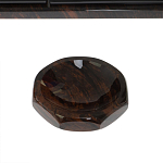 Настольный письменный набор с часами из природного камня обсидиана  Gift for Manager варинант исполнения - 6 | Loft Concept в Брянске