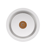 Встраиваемый спот светодиодный белого цвета круглой формы из металла Pure Circle  варинант исполнения - 2 | Loft Concept в Брянске