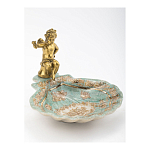 Блюдо с бронзовым ангелом Porcelain Angels of Paradise варинант исполнения - 2 | Loft Concept в Брянске