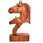 Статуэтка деревянная в виде головы лошади Horse of the World варинант исполнения - 2 | Loft Concept в Брянске