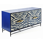 Буфет в гостиную с инкрустацией Bone Inlay Deco Sideboard - Orleans ZEBRA варинант исполнения - 1 | Loft Concept в Брянске