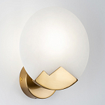 Бра с плафоном из камня в форме диска Ricci Stone Wall Lamp варинант исполнения - 2 | Loft Concept в Брянске