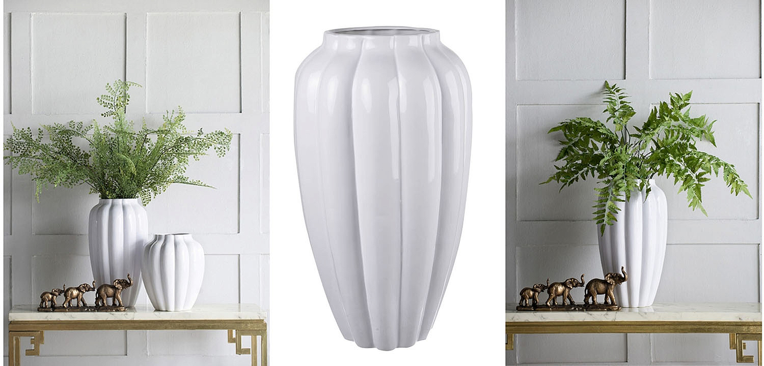 Ваза Carambola Vase white high Ваза Carambola Vase white high - Loft-Concept в Брянске
