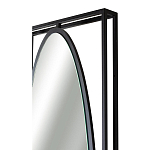 Зеркало овальное в металлической оправе в стиле лофт Urban Style Space варинант исполнения - 3 | Loft Concept в Брянске