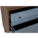 Комод серый из массива бука с 3-мя ящиками Wenge Light варинант исполнения - 3 | Loft Concept в Брянске