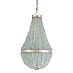 Люстра с каскадом из стеклянных декоративных элементов Shining Sea Glass варинант исполнения - 2 | Loft Concept в Брянске