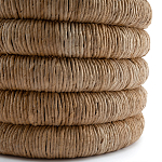 Плетеная корзина с крышкой из плетеного бананового дерева Zuwena Wicker Basket варинант исполнения - 5 | Loft Concept в Брянске