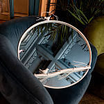 Зеркало настенное в раме белого цвета с декором птица на ветке Mirror Portal варинант исполнения - 3 | Loft Concept в Брянске