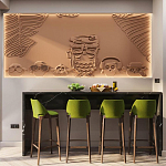 Барельеф OWLS варинант исполнения - 1 | Loft Concept в Брянске