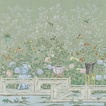 Обои ручная роспись Temple Newsam Mercury Grey варинант исполнения - 1 | Loft Concept в Брянске