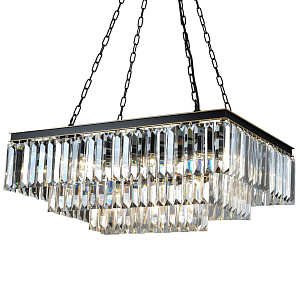 Люстра Odeon Square 3 row Black