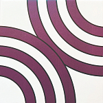 Дизайнерская плитка с узором Мишень варинант исполнения - 2 | Loft Concept в Брянске