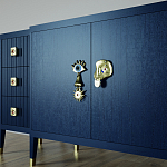 Большой Комод-буфет Elsa Dreams Blue с ящиками варинант исполнения - 2 | Loft Concept в Брянске