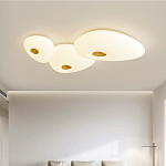 Потолочный светильник с тремя овальными матовыми плафонами TRIDalmen варинант исполнения - 1 | Loft Concept в Брянске