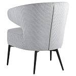 Современное мягкое кресло на металлических ножках Rakush Grey варинант исполнения - 4 | Loft Concept в Брянске