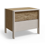 Тумба 2 ящика с подсветкой на рельефном фасаде Warm Industrial варинант исполнения - 7 | Loft Concept в Брянске