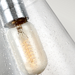 Бра с плафоном в форме колокола из прозрачного стекла с пузырьками Feiss варинант исполнения - 5 | Loft Concept в Брянске