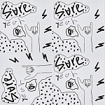 Плитка с узором Граффити 3 варинант исполнения - 1 | Loft Concept в Брянске