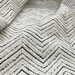 Мебельная ткань Шенилл черно-белый принт 145 см T3-38 варинант исполнения - 1 | Loft Concept в Брянске