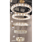 Многоярусная Люстра Elizabeth Золото Вертикальная композиция из пяти хрустальных светильников варинант исполнения - 2 | Loft Concept в Брянске