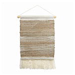 Панно из шерсти и хлопка с узором Beige Calista Cascade варинант исполнения - 2 | Loft Concept в Брянске