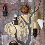 Обои ручная роспись Willow & Waves Original colourway on Edo painted Xuan paper with antiquing варинант исполнения - 1 | Loft Concept в Брянске