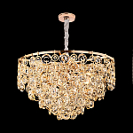 Люстра каскадная с подвесками в форме колец Galaxy of Light варинант исполнения - 6 | Loft Concept в Брянске