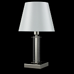 Настольная лампа с белым тканевым абажуром в форме конуса Laurent варинант исполнения - 4 | Loft Concept в Брянске
