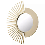 Зеркало-солнце круглое с золотистыми лучами SunMoon  варинант исполнения - 1 | Loft Concept в Брянске