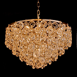 Люстра каскадная с подвесками в форме колец Galaxy of Light варинант исполнения - 1 | Loft Concept в Брянске