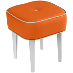 Квадратный мягкий пуф на белых ножках Winton Pouf Square варинант исполнения - 7 | Loft Concept в Брянске