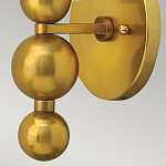 Бра с белым матовым стеклянным плафоном и тремя декоративными шарами Hinkley варинант исполнения - 8 | Loft Concept в Брянске