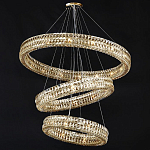 Хрустальная Люстра Элизабет из трех колец Золото  варинант исполнения - 1 | Loft Concept в Брянске
