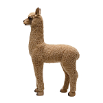 Декоративная статуя с мягкой шерстью Brown Alpaca варинант исполнения - 2 | Loft Concept в Брянске