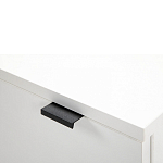 Тумба прикроватная белая с ящиками Strict Lines варинант исполнения - 4 | Loft Concept в Брянске