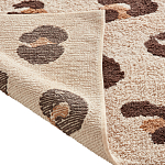 Ковер из хлопка с леопардовым принтом Soft Hugs варинант исполнения - 3 | Loft Concept в Брянске