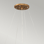 Люстра подвесная золотого цвета с металлическим сетчатым основанием и стеклянными каплевидными подвесками Hinkley варинант исполнения - 11 | Loft Concept в Брянске