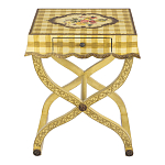 Приставной столик с ящиком в стиле ретро Vintage Rustic Tablecloth варинант исполнения - 1 | Loft Concept в Брянске