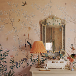 Обои ручная роспись Cecily pink варинант исполнения - 4 | Loft Concept в Брянске