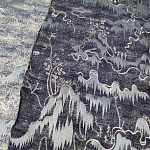 Мебельная ткань Вышивка серый цвет 130 см T2-39 варинант исполнения - 1 | Loft Concept в Брянске