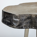 Металлический столик со столешницей в виде слеба Slabby варинант исполнения - 3 | Loft Concept в Брянске