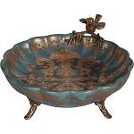 Блюдо фарфоровое Птица на ветке Flora варинант исполнения - 2 | Loft Concept в Брянске