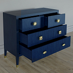 Бельевой Комод с 4 ящиками Elsa Dreams Blue варинант исполнения - 2 | Loft Concept в Брянске