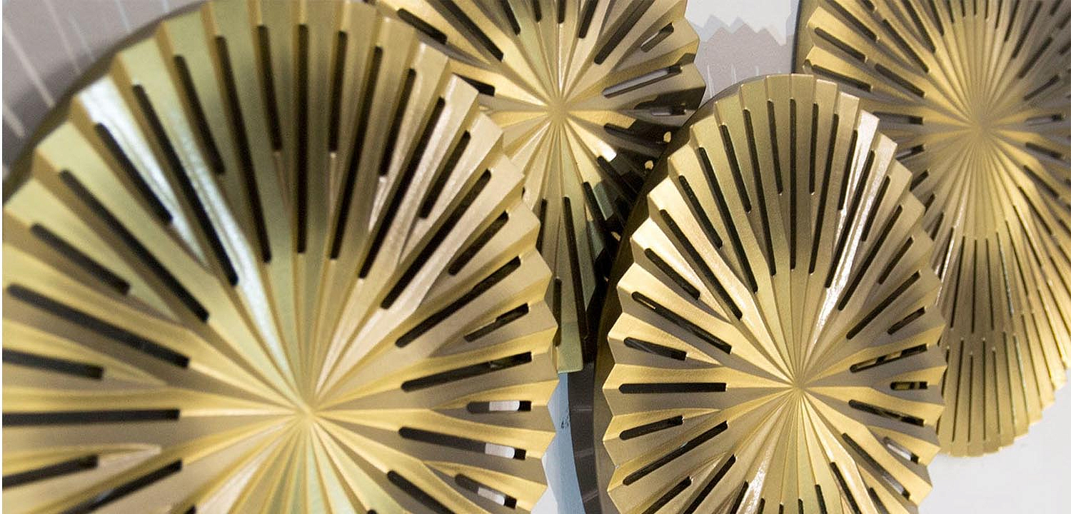 Арт-объект Apollo Brown and Gold Wall Plaque Disc gap 4 Арт-объект Apollo Brown and Gold Wall Plaque Disc gap 4 - Loft-Concept в Брянске