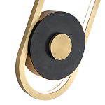 Бра с овальной рамой цвета латунь Midnight Orbit варинант исполнения - 2 | Loft Concept в Брянске