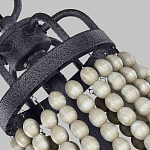 Люстра с 6-ю лампами и кремовыми деревянными бусинами Feiss варинант исполнения - 6 | Loft Concept в Брянске