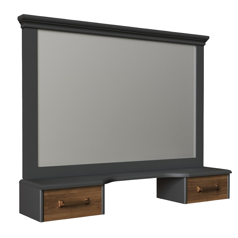 Зеркало для туалетного столика из массива бука Tasteful Furniture Зеркало Серый Коричневый Зеркало для туалетного столика из массива бука Tasteful Furniture Зеркало Серый Коричневый в Брянске | Loft Concept
