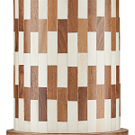 Настольная лампа с узором вдоль колоннообразного основания Brick Surface варинант исполнения - 1 | Loft Concept в Брянске