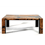 Кофейный Стол River in Autumn Elm Resin Coffee Table варинант исполнения - 3 | Loft Concept в Брянске